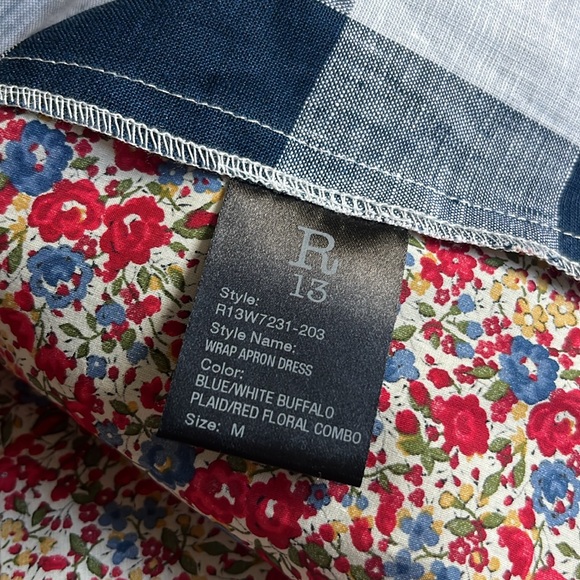 R13 Wrap Apron Dress Sz M / brand new ✨ - Picture 12 of 14